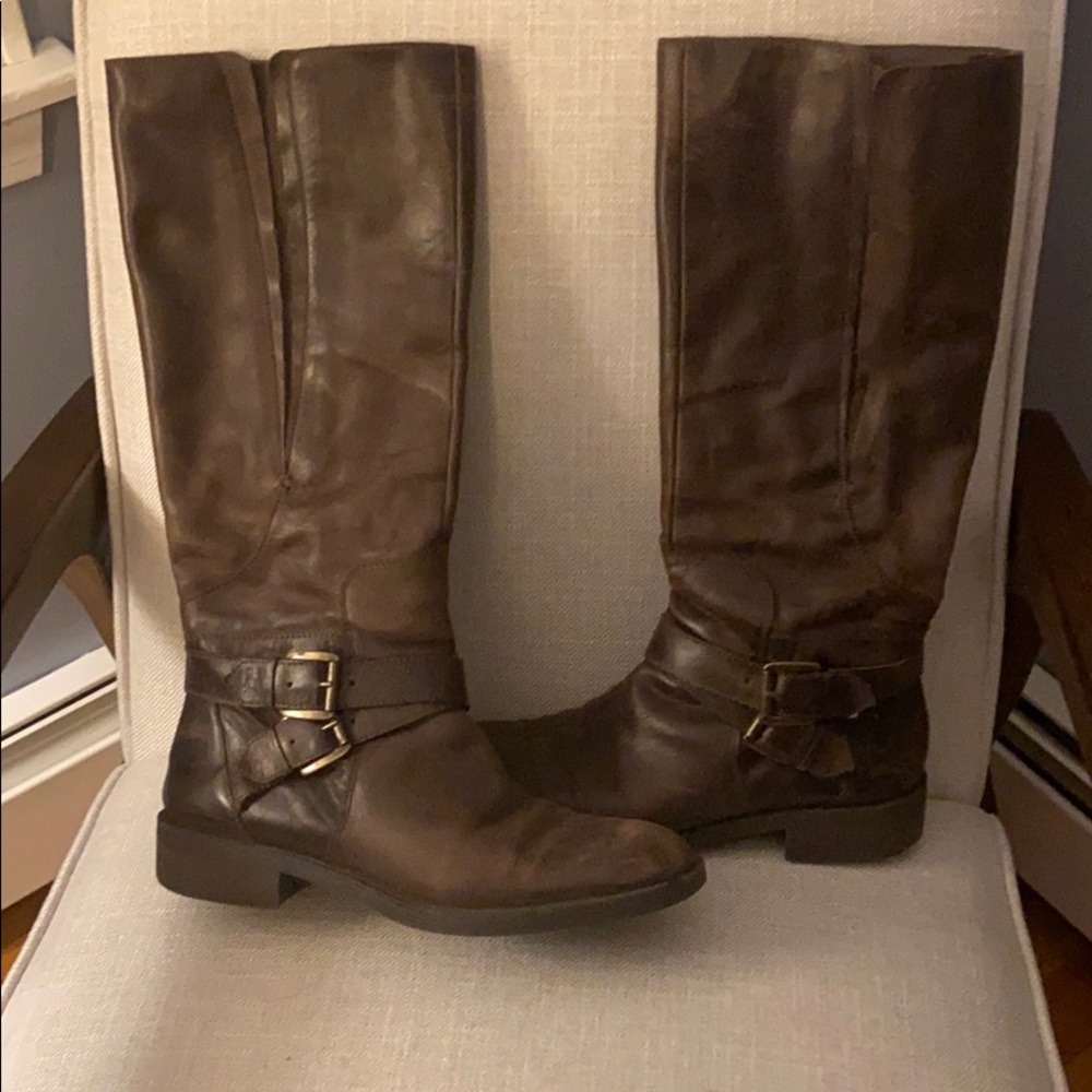 Knee high leather boots - Enzo Angiolini size 10